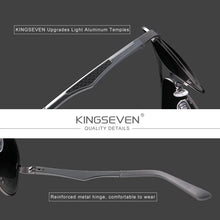 Load image into Gallery viewer, KINGSEVEN Polarized Aviator Sunglasses Men Aluminum UV400 Outdoor Travel Shades