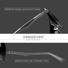 Load image into Gallery viewer, KingSeven Polarized Aviator Sunglasses: Aluminum Frames, UV400 Men&#39;s Eyewear