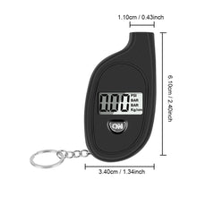 Load image into Gallery viewer, Digital Car Tire Pressure Gauge LCD Auto Motorcycle Safety Alarm Air Tester