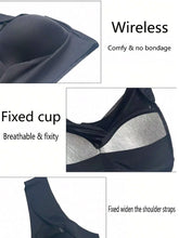 Load image into Gallery viewer, 2PCS Women Lace Sport Bras Plus Size Seamless Bra Bralette Backless Lady Brassiere Vest Female Gather Shock-Proof Wireless L-3XL