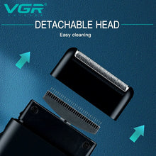 Load image into Gallery viewer, VGR Electric Shaver USB Charge Portable Beard Trimmer for Men V390