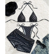Load image into Gallery viewer, Dot Sexy 3Pcs Bikinis Set Female Swimsuit Women Three-Piece Swimwear Beach Swim Wear Bathing Suits Brazilian Bikini Pool Bather