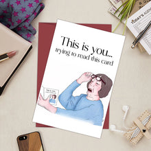 Load image into Gallery viewer, 1pcs Funny Birthday Card Suitable for Elders,Humor Birthday Greeting Card Suitable for Parents The Elderly,Unique Gifts Card