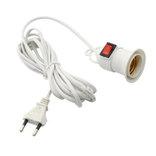 Load image into Gallery viewer, E27 Hanging Indoor Plants Light Holder Garden Lampholder With  Cable EU Plug with On/Off Switch Lamp Holder for Desk Light