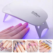 Load image into Gallery viewer, Desk Drying Nail Lamp Tool Nail Drying Lamp Machine Portable Mini Usb 6W 3LED UV Manicure Lamp Nail USB Home Use Nail Lamp Light