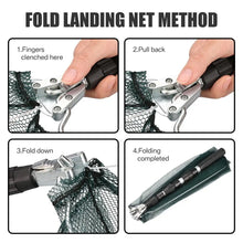 Load image into Gallery viewer, 130CM Aluminum Alloy Fishing Net Telescoping Foldable Landing Net Retractable Pole for Carp Fishing Tackle Catching Releasing