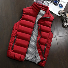 Load image into Gallery viewer, Men&#39;s Warm Winter Vest - Thick, Casual, Hooded