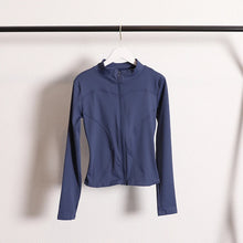Load image into Gallery viewer, Yoga Jacket Coat Flexible Active Wear Women Zip Up Gym Sports Fitness Casual Jackets with Thumb Holes