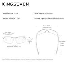 Load image into Gallery viewer, KINGSEVEN Polarized Aluminum Sunglasses Men Women Aviation Sun Glasses UV400