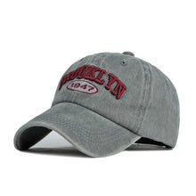 Load image into Gallery viewer, Brooklyn Alphabet Baseball Cap Men Women's Cowboy Baseball Cap Summer Cotton Hat Snapback Hip-Hop Hat Casual Gorra Hombre Visor