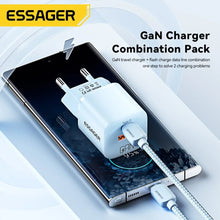 Load image into Gallery viewer, 20W GaN USB C Charger PD Fast Charge for iPhone 14 13 12 Pro Max Mini iPad QStringList