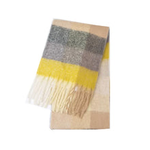 Load image into Gallery viewer, 2025 Winter Thick Warm Scarf Women Cashmere Shawl and Wraps Pashmina Neckerchief Bufanda Female Rainbow Hairy Tessel Echarpe New