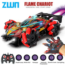 Load image into Gallery viewer, ZWN F2 RC Drift Car Music LED Lights 2.4G Gesture Remote Spray Stunt 4WD Electric Toy