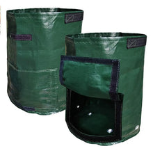 Load image into Gallery viewer, Garden Potato Grow Bag PE Fabric Planter with Handles and Access Flap for Vegetables