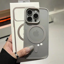 Load image into Gallery viewer, Transparent Magsafe Magnetic Case For iPhone 16 17 Air 16e 15 14 Plus 13 12 11 Pro Max Wireless Charging  Hard Protect Cover