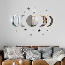 Load image into Gallery viewer, 20pcs Acrylic Star Moon Wall Sticker Decorations for Living Room Bedroom Home