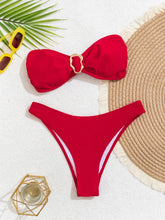 Load image into Gallery viewer, "2026 Sexy Bandeau Push-Up Bikini Set - Brazilian Thong Swimwear for Women"