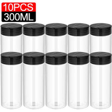 Load image into Gallery viewer, 10/1PCS Clear Spices Bottle Salt Pepper Shakers Plastic Barbecue Seasoning Jars Condiment Box Home Kitchen Powder Storage Can
