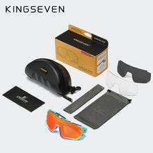 Load image into Gallery viewer, KINGSEVEN Photochromic Cycling Sunglasses UV Protection Fishing Bike Sport Eyewear