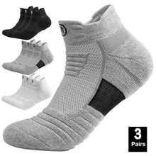Load image into Gallery viewer, 1/3pairs/Lot Men's Socks Compression Stockings Breathable Basketball Sports Cycling running Towel Socks High Elastic Tube Socks