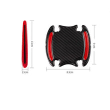 Load image into Gallery viewer, 8 General-Purpose 3D Carbon Fiber Car Door Handle Stickers Scratch-Resistant Stickers Car Safety Reflective Strip Auto Stickers