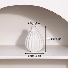 Load image into Gallery viewer, White Ceramic Vases Nordic Decorative Vasen Ornaments Home Living Room Decor Flower Arrangements Sketching Props Desktop Decor