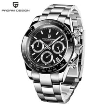 Load image into Gallery viewer, 40mm New V2 PAGANI DESIGN Men's Quartz Watches Sapphire Retro Chronograph Stainless Steel Waterproof Watch Men Relogio Masculino