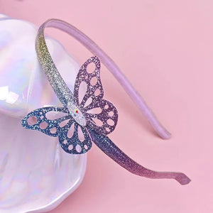 Cute Sequin Bow Baby Headband Butterfly Heart Girls Hair Hoops Kids Accessories