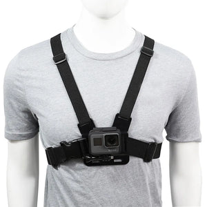 Chest Strap Mount Harness for GoPro Hero 9 8 7 6 5 Insta360 DJI OSMO Action Camera