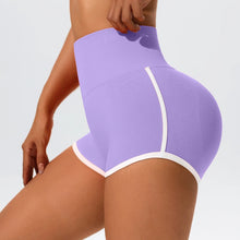 Load image into Gallery viewer, Women High Waist Yoga Shorts With Luminous Strips Sportswear Woman Gym Shorts Legging Fitness Running Activewear Workout Clothes