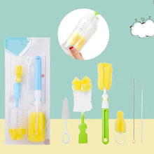 Load image into Gallery viewer, 6 PCS 360° Bottle Brush Cleaning Set - Nipple &amp; Corner Cleaner Kit