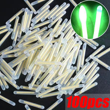 Load image into Gallery viewer, 50/100PCS Firefly Fluorescent Rod Light Fishing Floating Rod Light Dark Luminous Rod Outdoor Fishing Fluorescent Rod Light