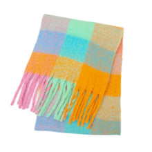 Load image into Gallery viewer, 2025 Winter Thick Warm Scarf Women Cashmere Shawl and Wraps Pashmina Neckerchief Bufanda Female Rainbow Hairy Tessel Echarpe New