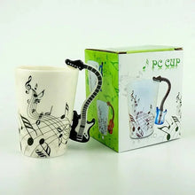 Load image into Gallery viewer, Music Mug! Guitar or Violin, Cute, 240ml