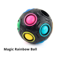 Load image into Gallery viewer, Black Magic Rainbow Ball Stress Toy Game Set Bundle for Kids Stress Relief