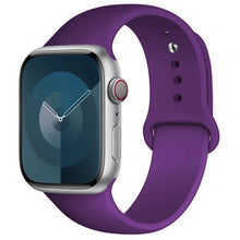 Load image into Gallery viewer, Silicone Band For Apple Watch strap 44mm 45mm 40mm 41mm 42-38mm 45 mm sport bracelet iwatch series 8 7 6 5 4 3 SE 9 Ultra 2 49mm