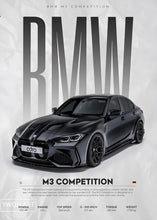 Load image into Gallery viewer, BMW Cars Competition Poster – Modern Canvas Wall Art