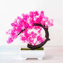 Load image into Gallery viewer, Crescent Style Bonsai Simulation Plant – Thousand Layer Flower