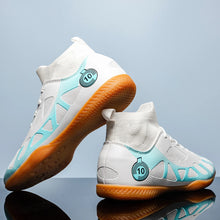 Load image into Gallery viewer, Men's Sports IC Indoor Flat Bottomed Football Shoes Adult High-Tops Wear Resisting Training Shoes Teenagers Non Slip Shoes