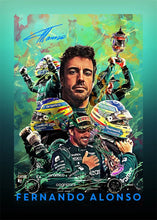 Load image into Gallery viewer, 2023 F1 Legend Racing Poster - Schumacher Helmet Canvas Art, Formula 1 Wall Decor