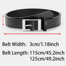 Load image into Gallery viewer, New Luxury Belt for Men PU Leather Belt Metal Pin Buckle High Quality Famous Brand Designer Waist Strap Belts for Jeans Men Belt