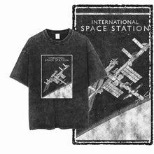 Load image into Gallery viewer, SA ASTRONAUT SPACE THEMES Printed Cotton Acid Washed Graphic Unisex T Shirt Cool Streetwear Men Tshirts Big Size Tee for men