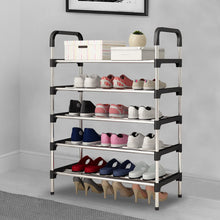 Load image into Gallery viewer, Multi-layer simple shoe rack entrance door storage rack household shoe rack can be stacked to save space shoe rack