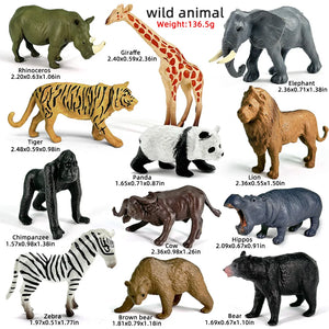 12PCS Farm Animal Figurine Set – Mini Duck, Horse, Chicken, Cow Toys for Kids