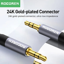 Load image into Gallery viewer, Rocoren 3.5mm Jack Audio Cable - 5M Male to Male Aux Cord for Phone, Car, MP3, Speaker