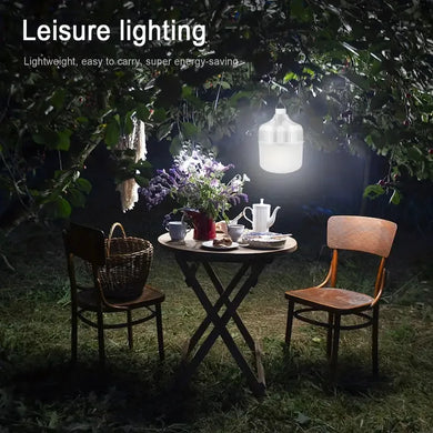 Rechargeable LED Lamp Bulb Portable Camping Fishing Emergency Light