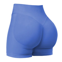 Load image into Gallery viewer, Gym Shorts Women Fitness Sports Biker Shorts 4.5" Low Ribbed Band Yoga Shorts Workout Scrunch Butt Seamless Leggings