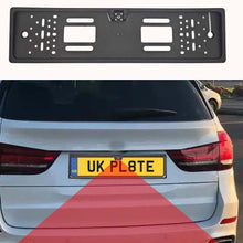 Load image into Gallery viewer, 4/8/12LED  European License Plate Rearview Camera Frame Reverse Backup Camera Night Vision for Truck Car SUV, Camper Pickup