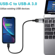 Load image into Gallery viewer, 2PCS USB 3.0 To Type C OTG Charger Adapter Connector Type-C to USB Male To Type-c Adapt Converter for PC MacBook Car USB ipad