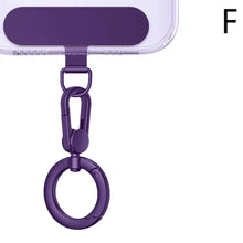 Load image into Gallery viewer, Metal Phone Lanyard Gasket Patch Rotatable Metal Buckle Hanging   Steel Clip Card Cord Tab Mobile Phone Accessories